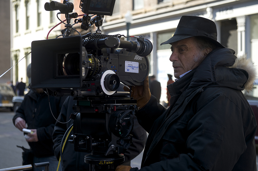 Edward Lachman, ASC on location shooting the Oscar-nominated drama Carol (2015). Photo by Wilson Webb