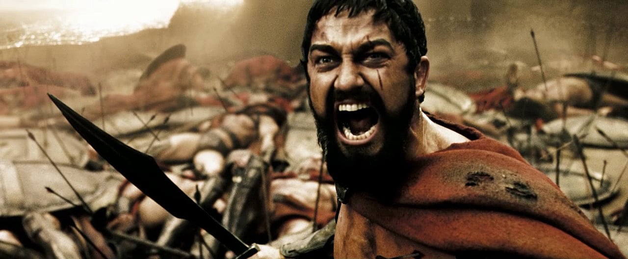 Everyone On Set Laughed When Gerard Butler Shouted His Infamous 'This Is  Sparta' Line in '300