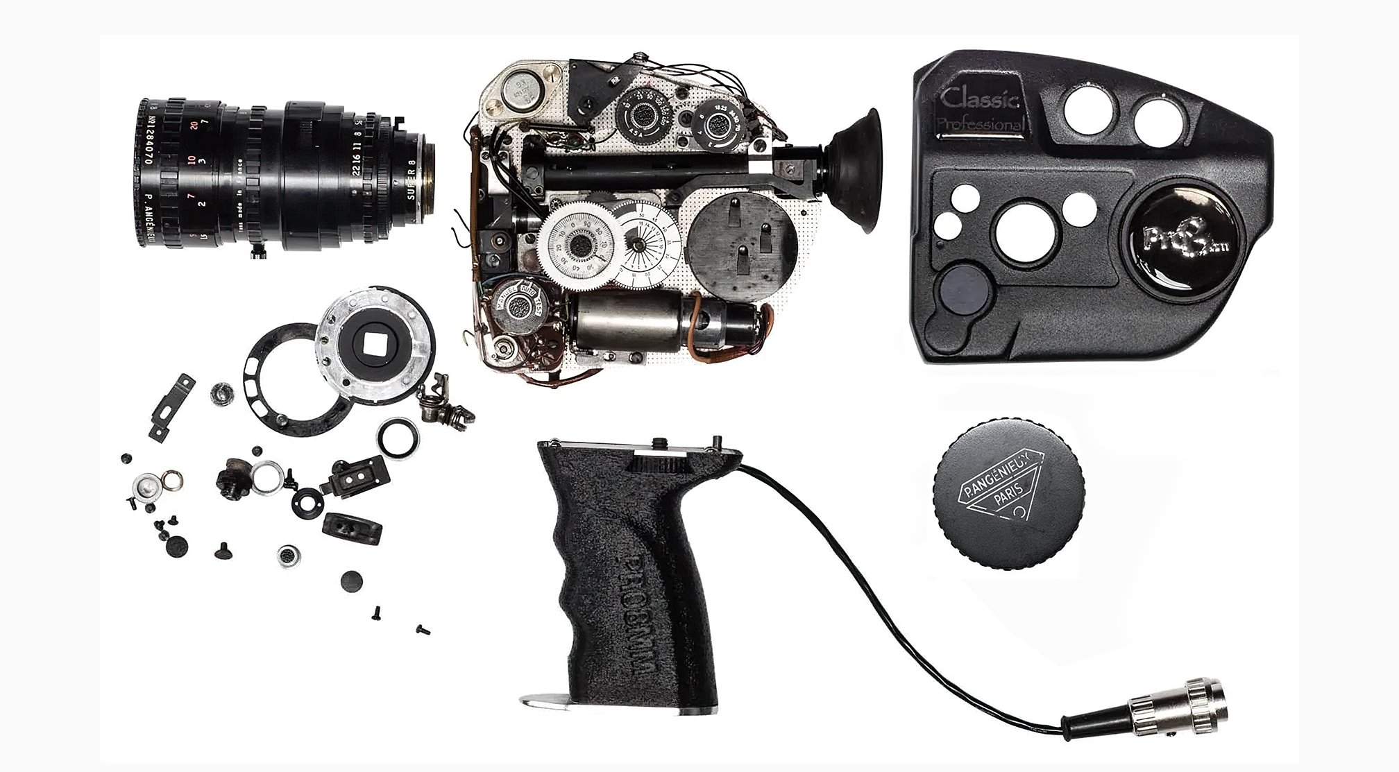 4008 Super 8 Camera Exploded