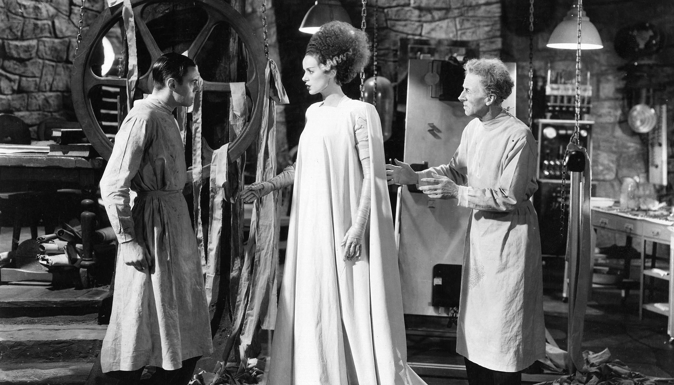 Bride of Frankenstein, Whale's Horror Film Classic, Karloff & Lanchester