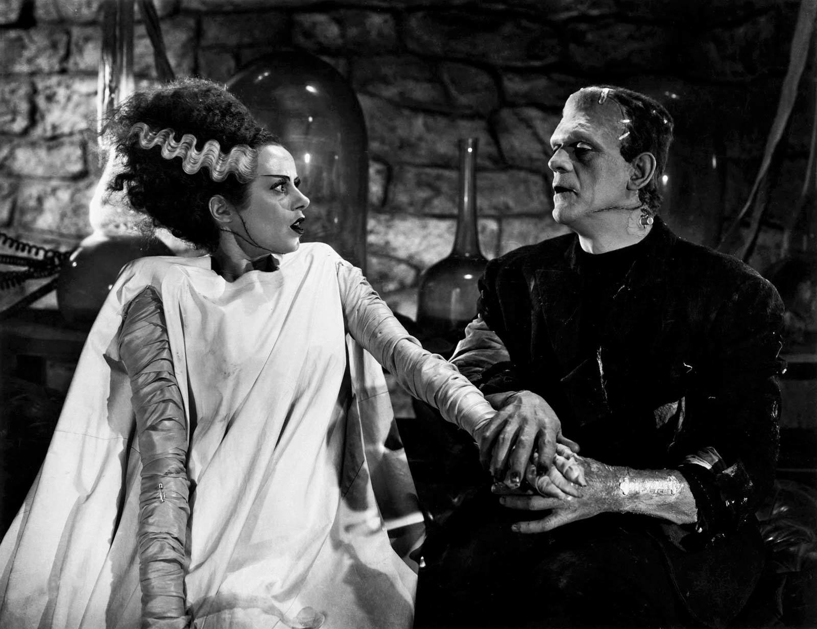 Elsa Lanchester Bride Of Frankenstein Boris Karloff