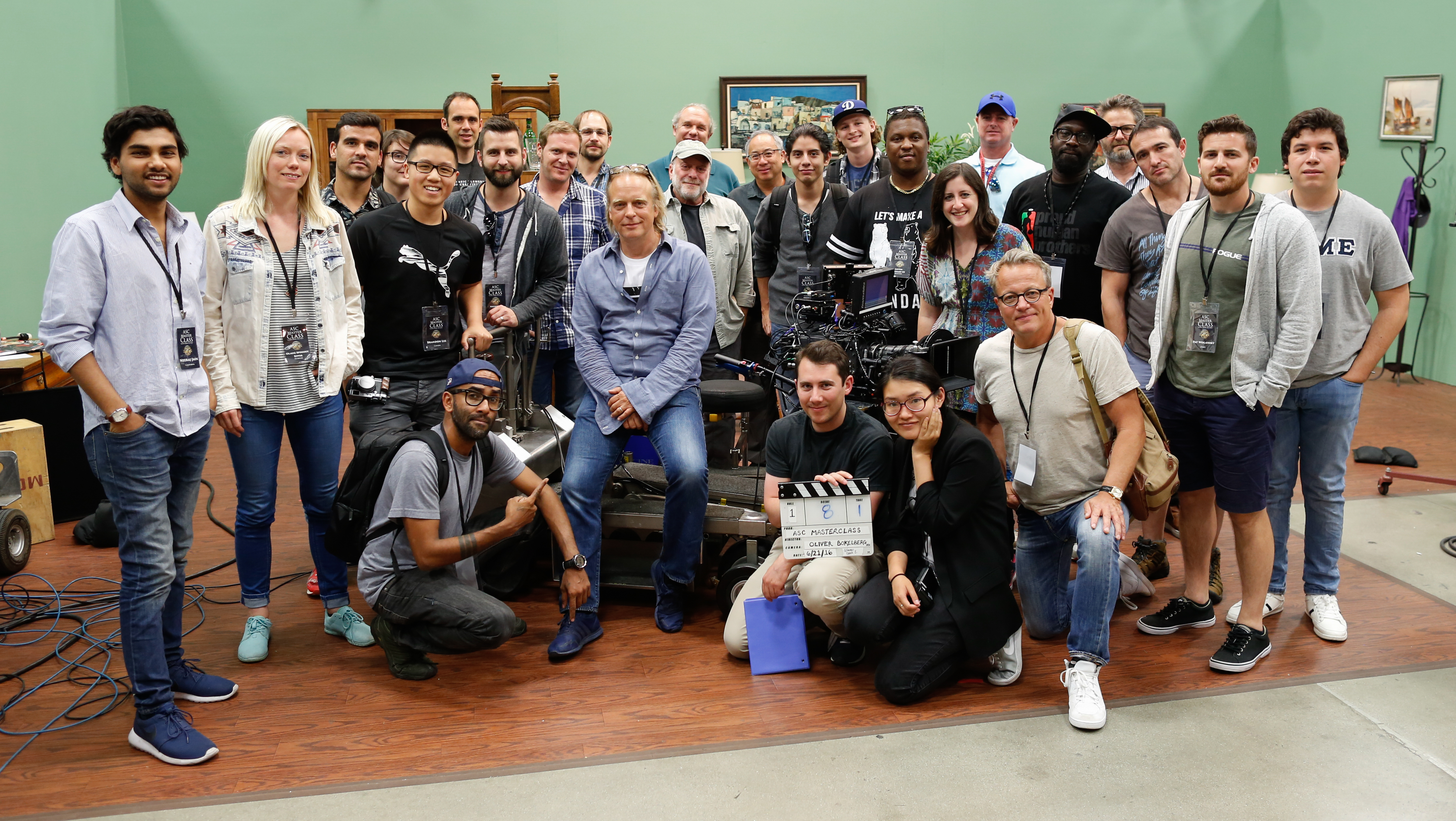 Oliver Bokelberg, ASC, BVK and the June 2016 Master Class participants.