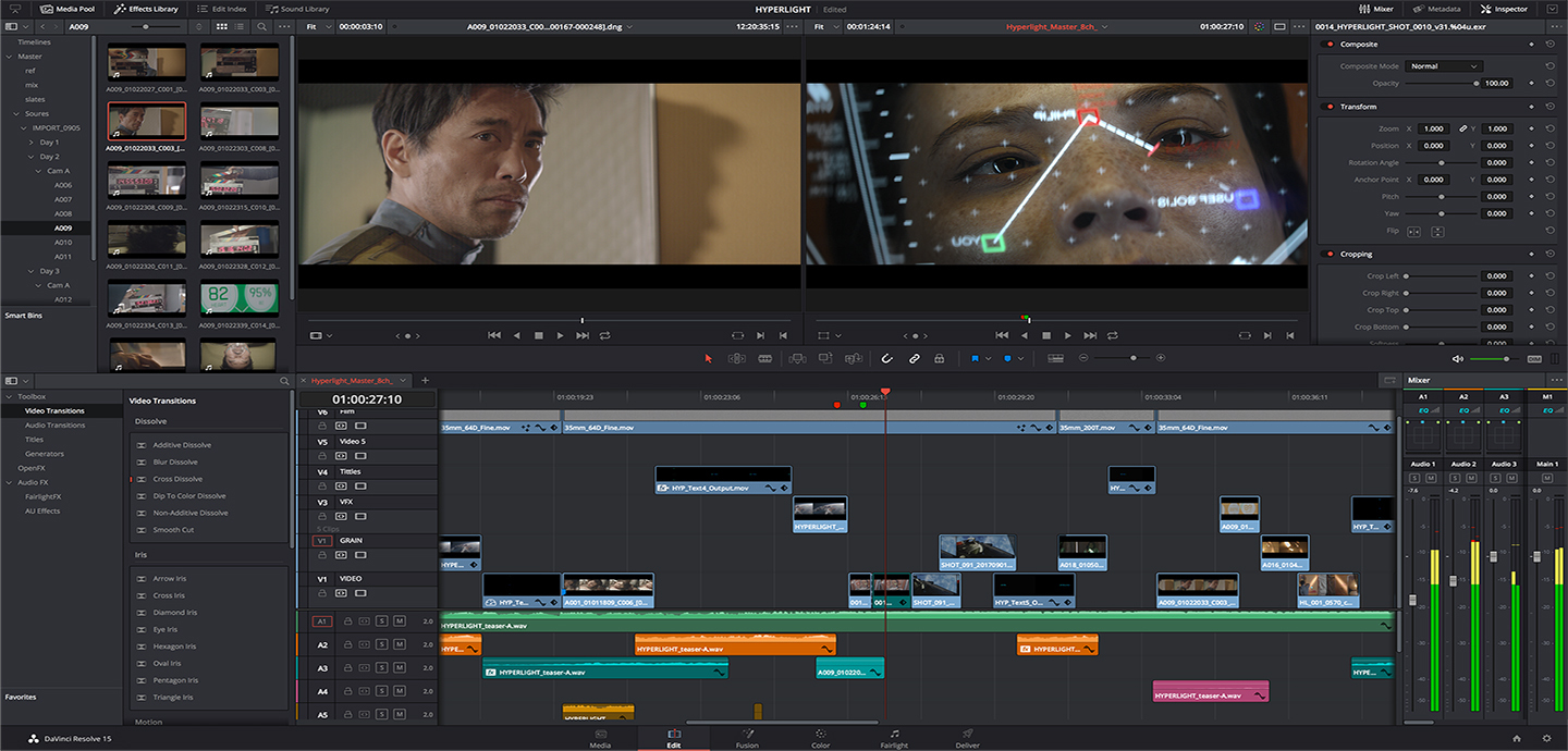 Voice Isolation DAVINCI resolve.