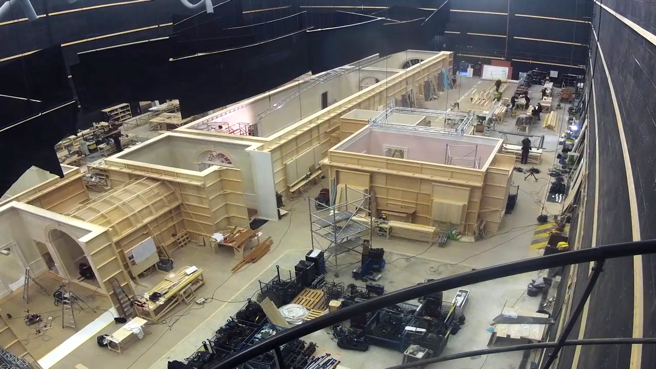 White House set for JACKIE built at the Cité du Cinéma (from featurette)