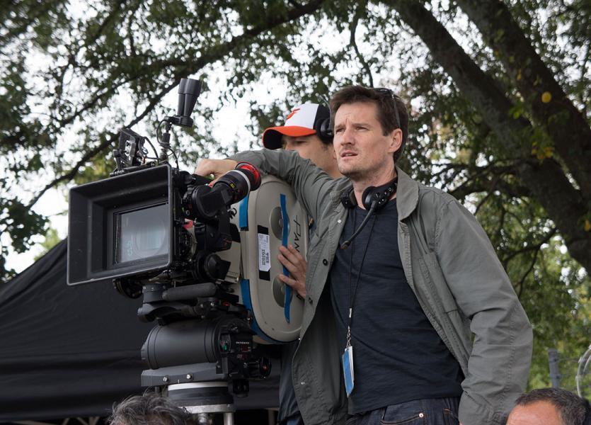 Jo Willems, ASC, SBC, at work on Hunger Games: Catching Fire. (Credit: Murray Close)
