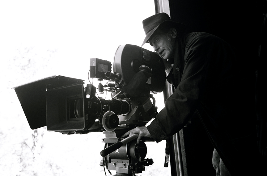 Ed Lachman, ASC during the production of I'm Not There (2007). Photo by Jonathan Wenk ©2007 The Weinstein Company