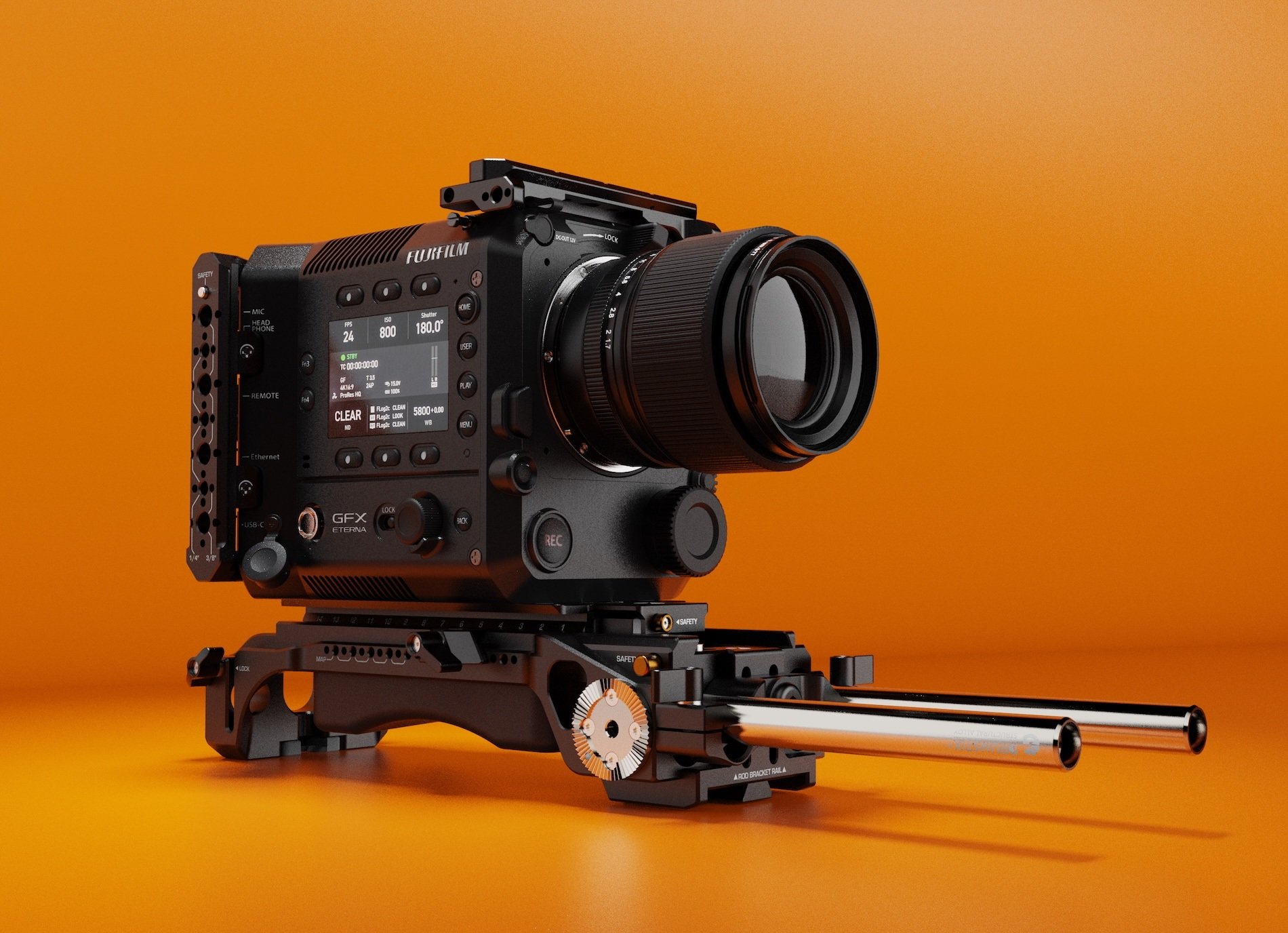 NP Bright Tangerine Fujifilm Eterna