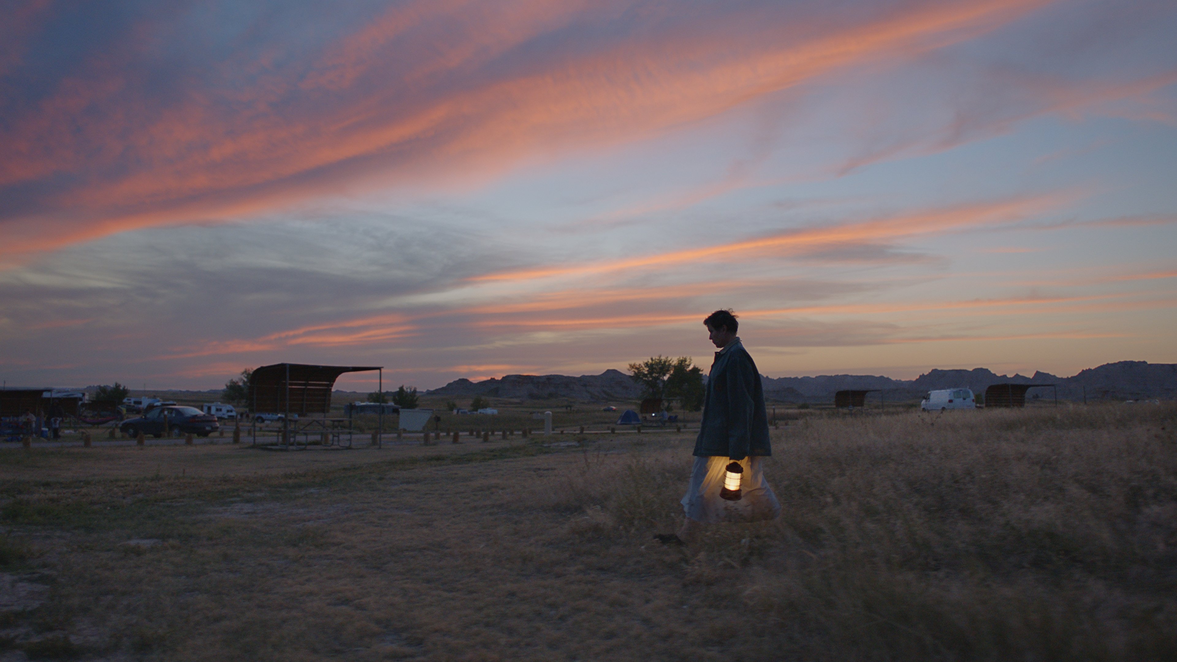 Nomadland Dusk With Lantern