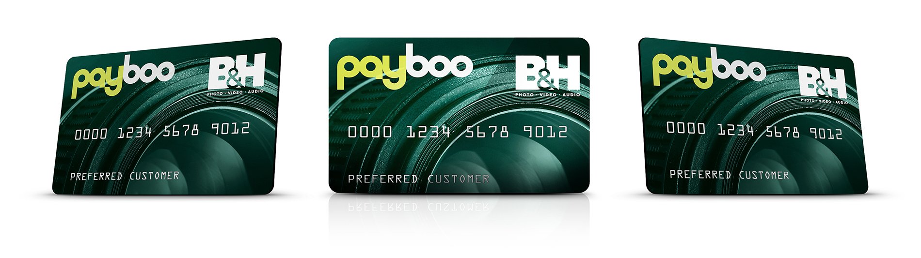 Payboo Card All Angles