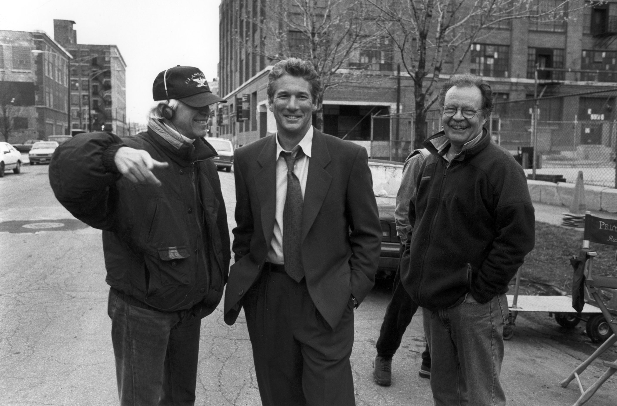 Filming the thriller Primal Fear (1996).