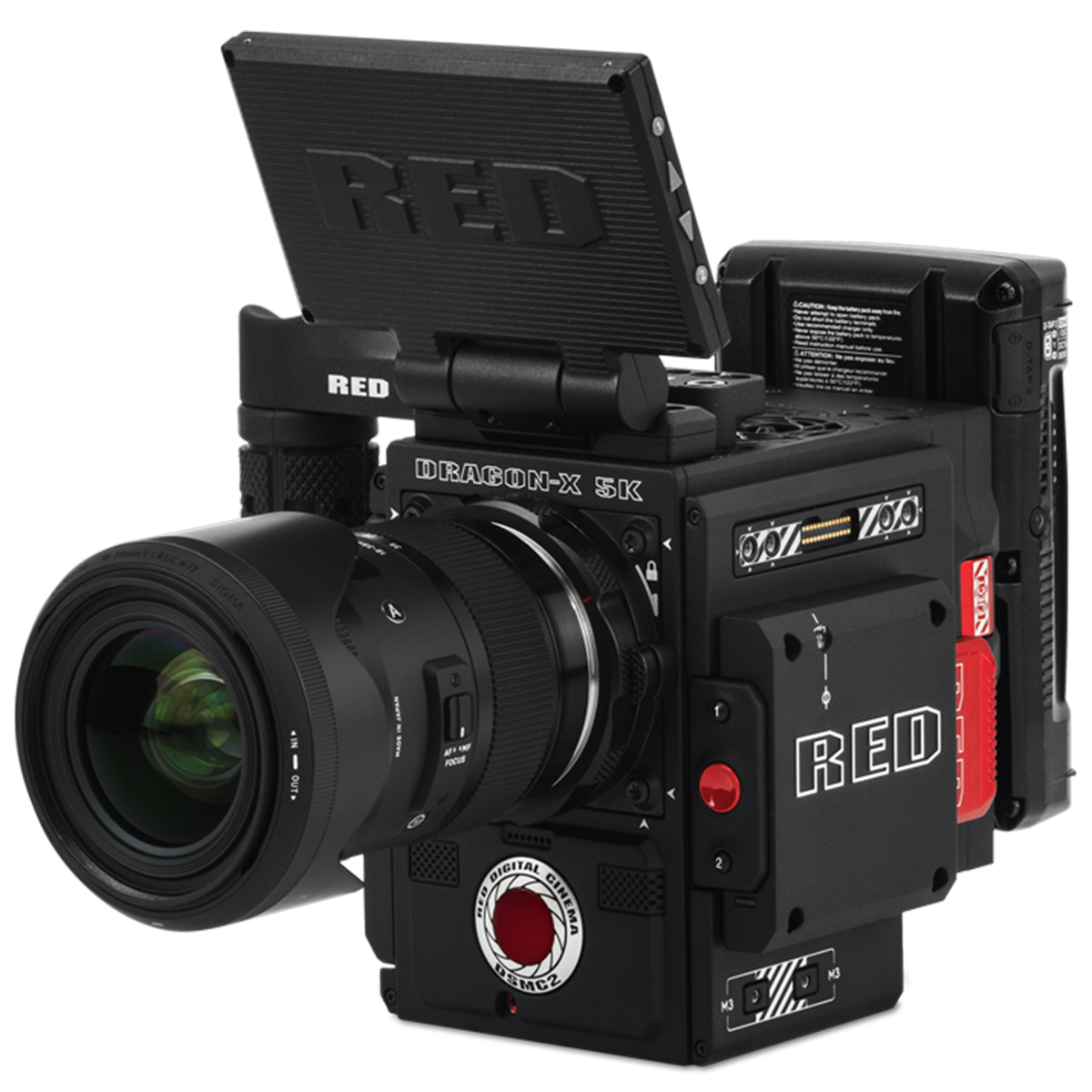 red dragon camera footage