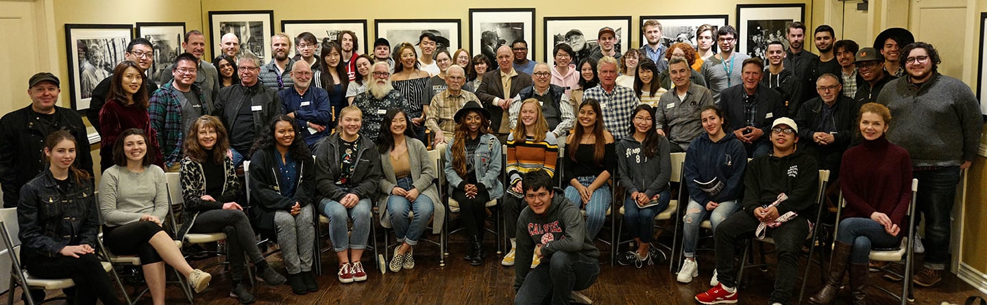 In March of 2019, the ASC welcomed students from four institutions — the School of Visual Arts; California State University, Northridge; Loyola Marymount University and Glendale High School — to the historic Clubhouse.