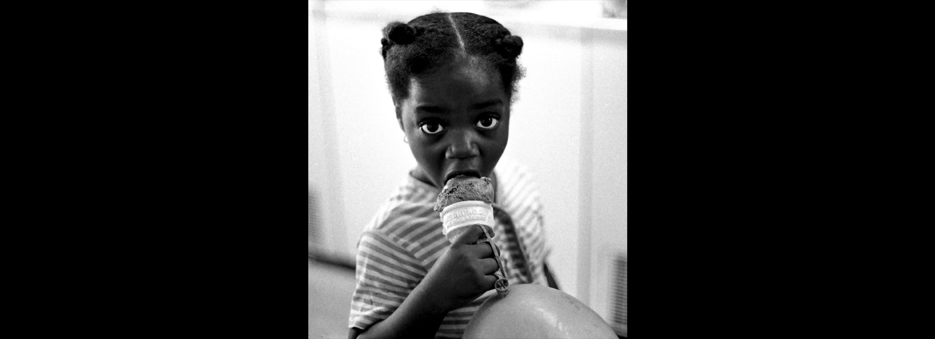 Simmons Girl Eating Ice Cream 1967 head