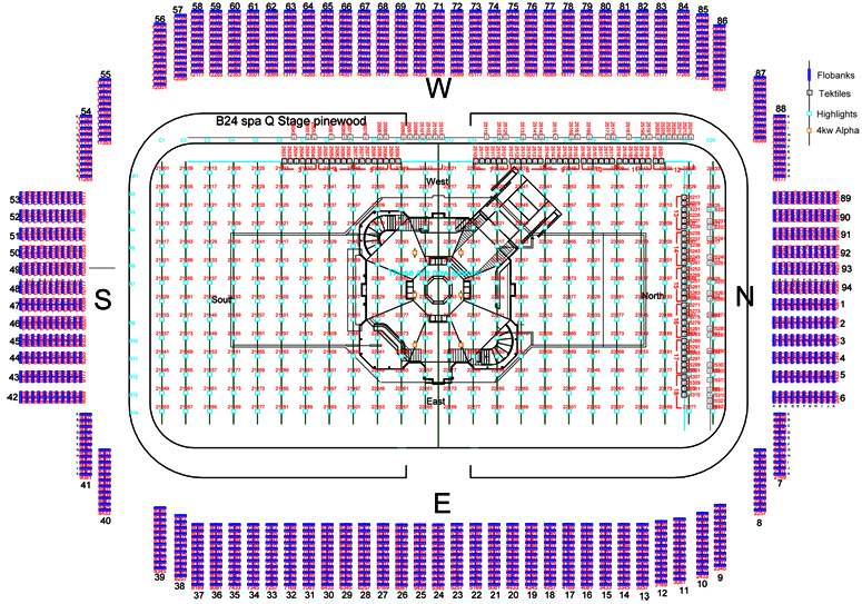 Spectre Ice Q Set Lighting Diagram