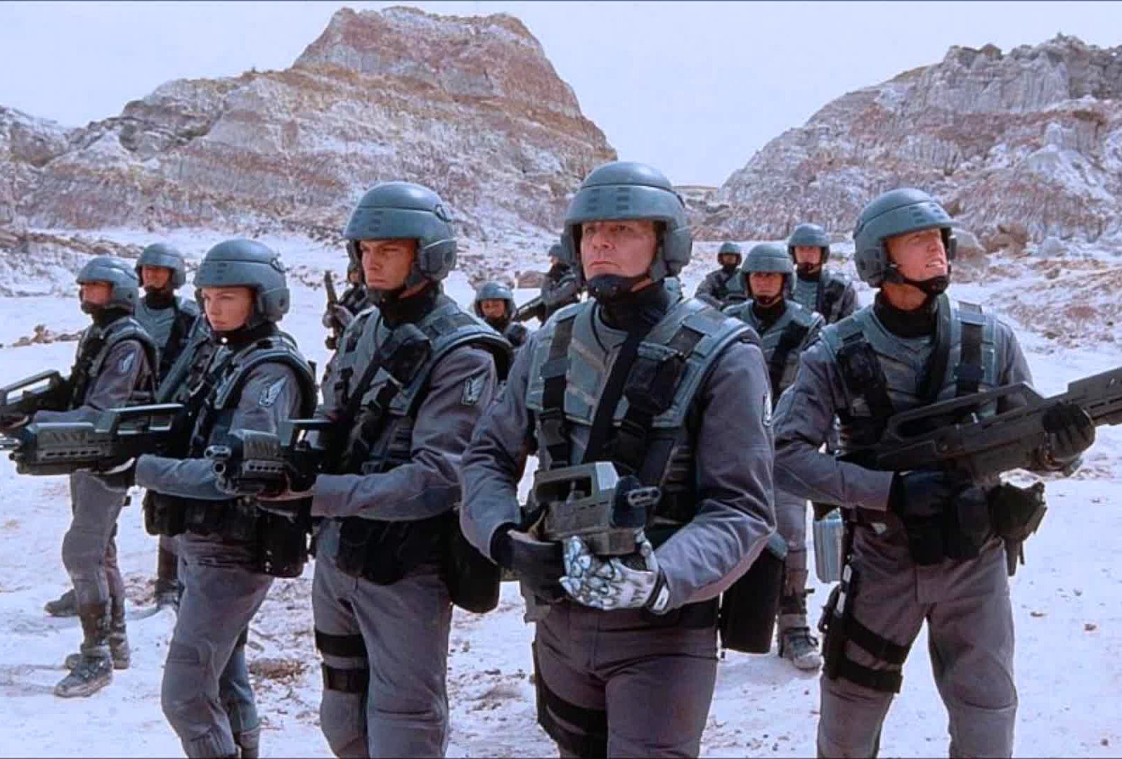 Десанте боец. Звездный десант 1997. Звёздный десант солдаты.