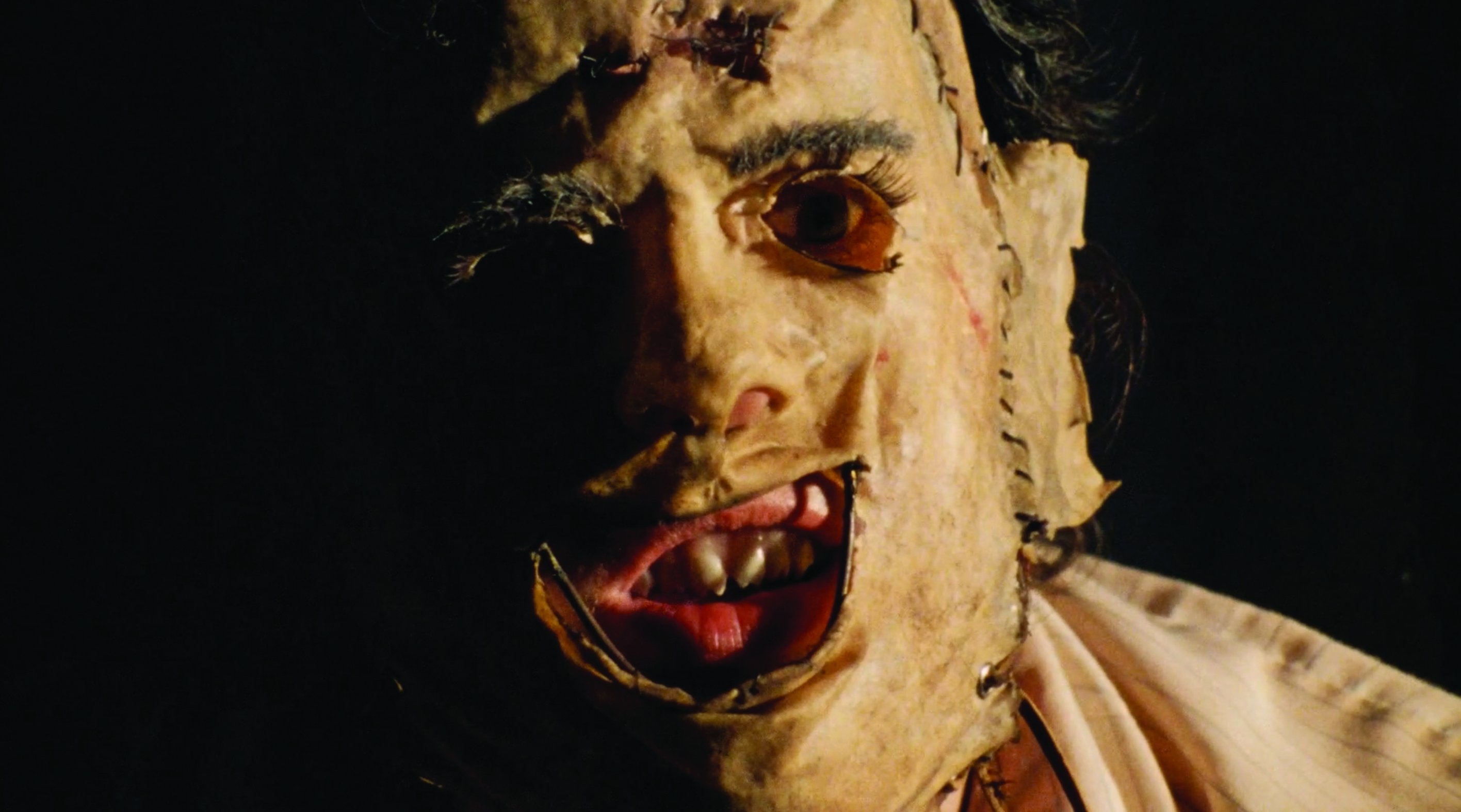 Texas Chainsaw 1 Leatherface close up