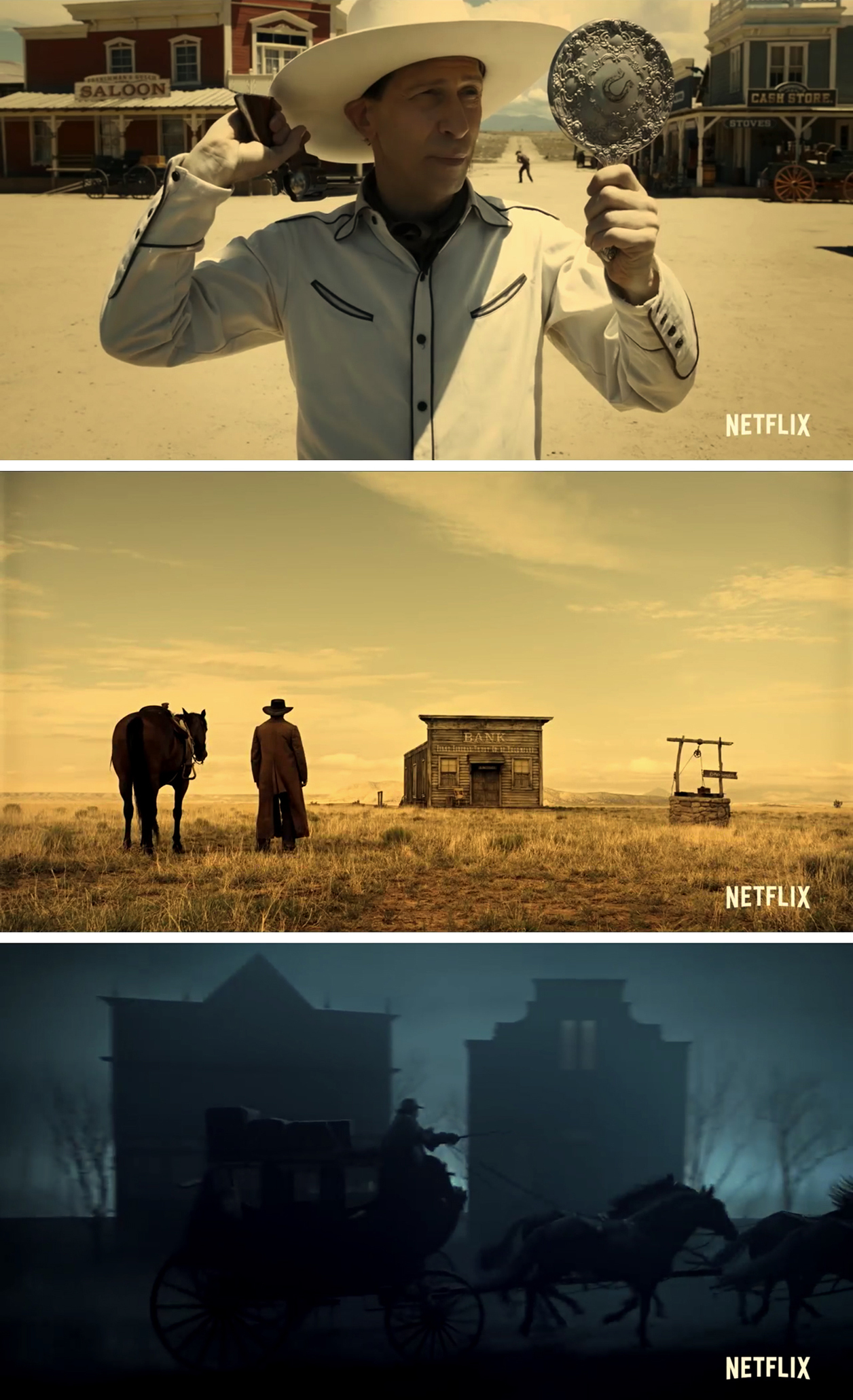 Buster Scruggs Painting Art Print the Ballad of Buster Scruggs 