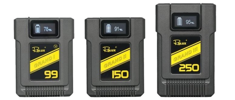 Rolux Introduces Grand Series Gold Mount Battery Line